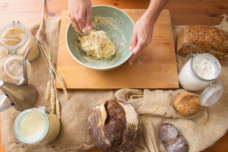 Fermentiertes Backglück: Sauerteig und Kleie – für Moritz Frey eine perfekte Symbiose
